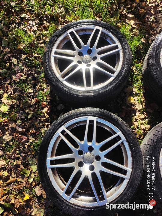 Alufelgi 18 5x112 oryginalne audi RS4 z oponami osobowe Lubenia