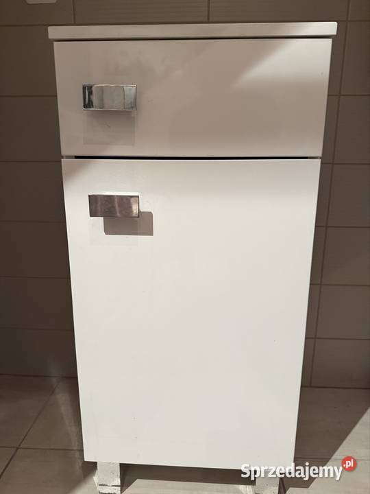 Biała szafka łazienkowa 32cm Łódź sprzedam