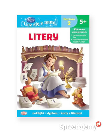 nowa książka Disney ucz się z nami Litery poziom