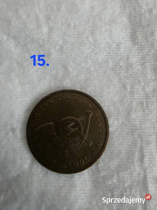 Żetonmoneta poczty polskiej z roku 1990 Poznań