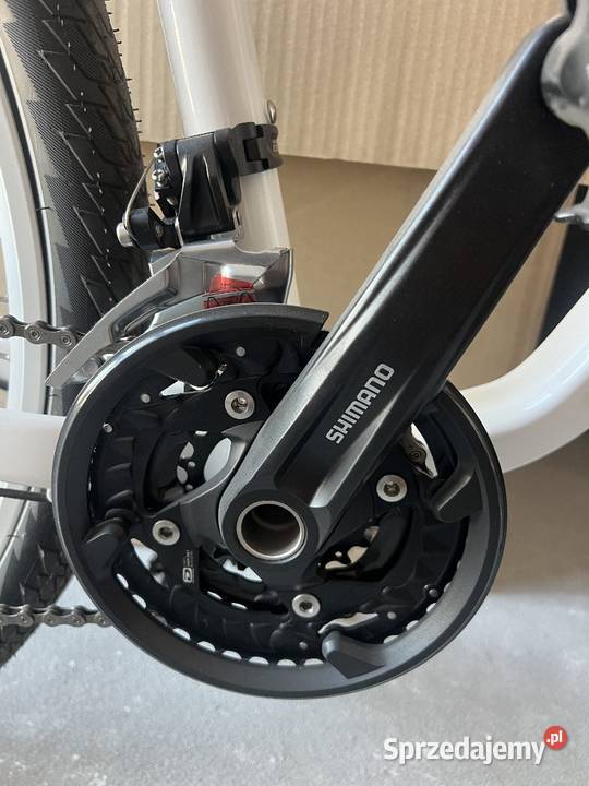 Dwa rowery Giant crossowe białe komplet his hers Warszawa