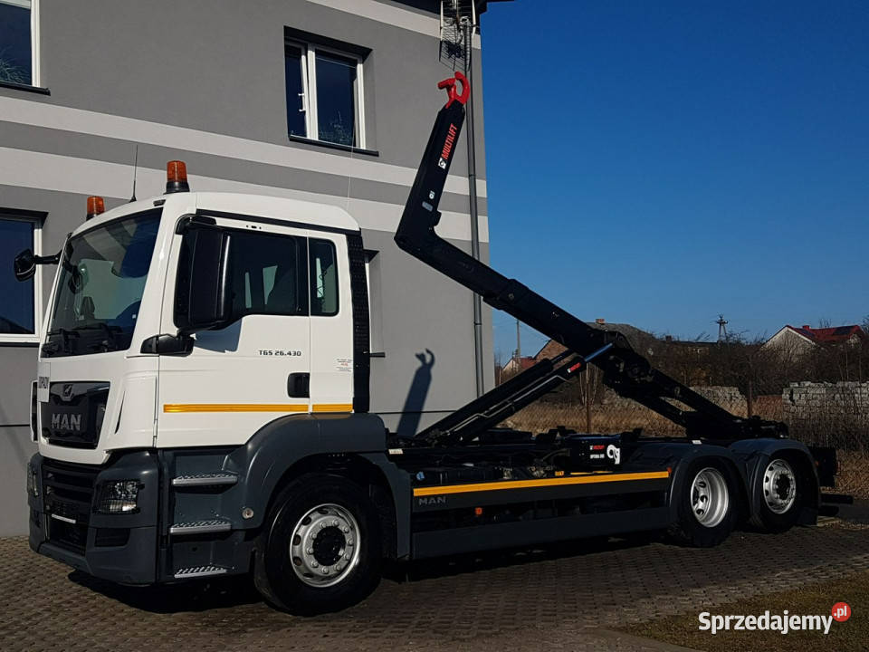 MAN TGS 26430 3 OSIE HAKOWIEC MULTILIFT OPTIMA diesel Poręba