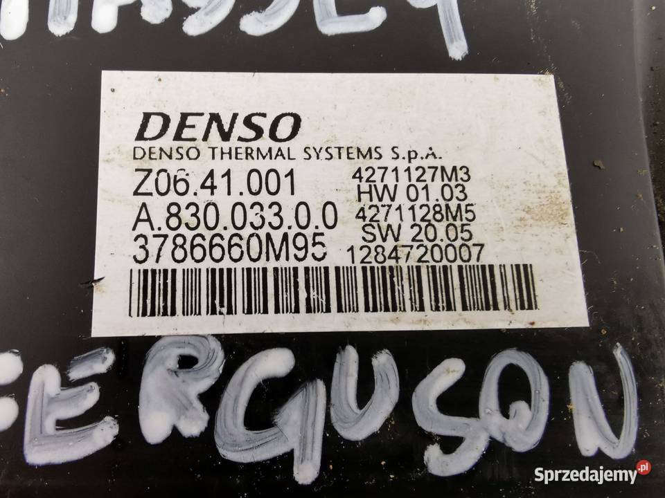 Panel klimatyzacjiciagnik Massey Ferguson Wilkowo