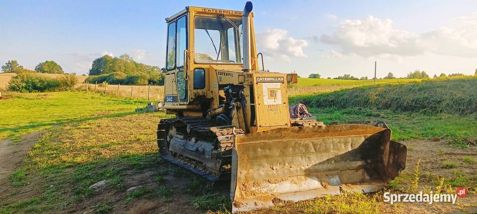 Spycharka caterpillar CAT D4C warmińsko-mazurskie Pasłęk