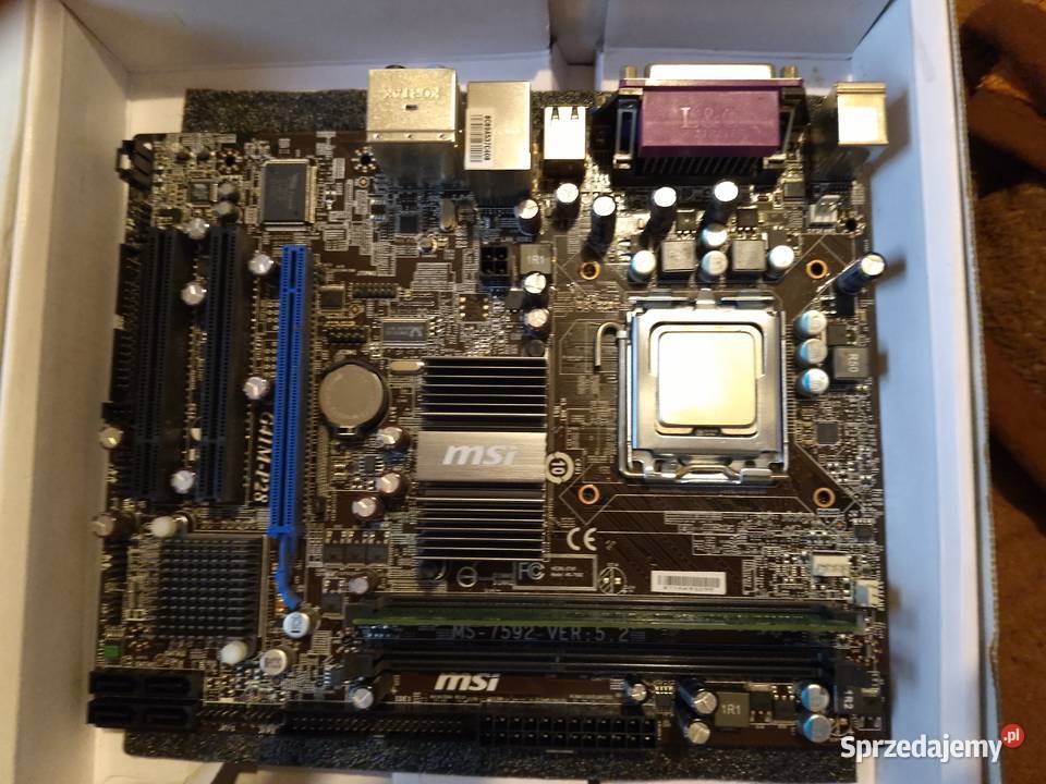 Komputer Płyta główna MSI G41MP28 Intel E5700 DDR3 1600  Płyty główne kujawsko-pomorskie Toruń