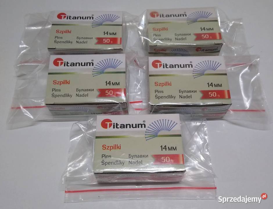 Szpilki krawieckie krótkie 14mm 50g Titanum Rękodzieło