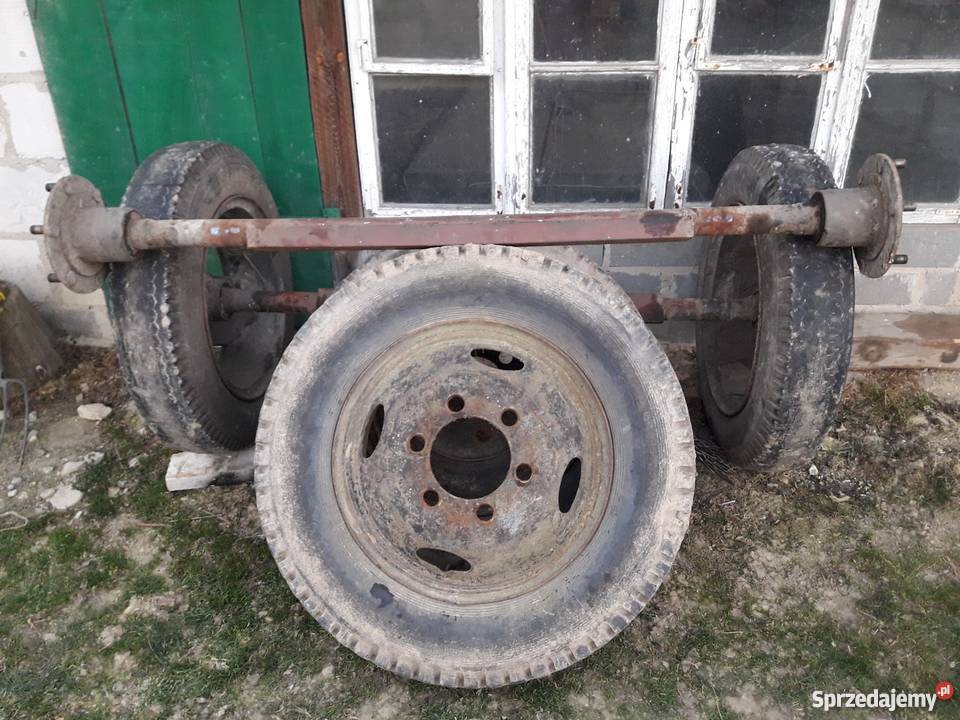 oś do przyczepykoła skrętobrotnica przyczepa Rudnik