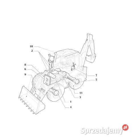 Holland Fiat Kobelco B200 katalog części świętokrzyskie Kielce sprzedam