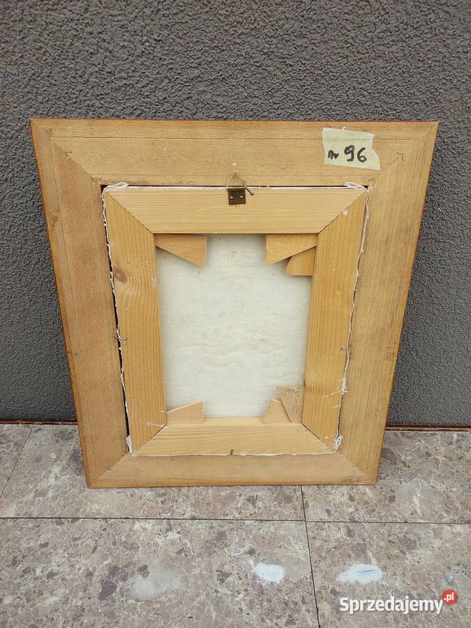 96 Stary obraz olej na płótnie martwa natura Tczew