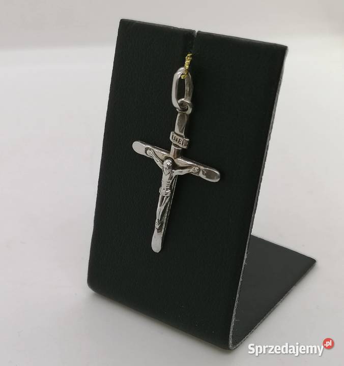 Srebrna zawieszka próby 925 062g krzyżyk Elbląg