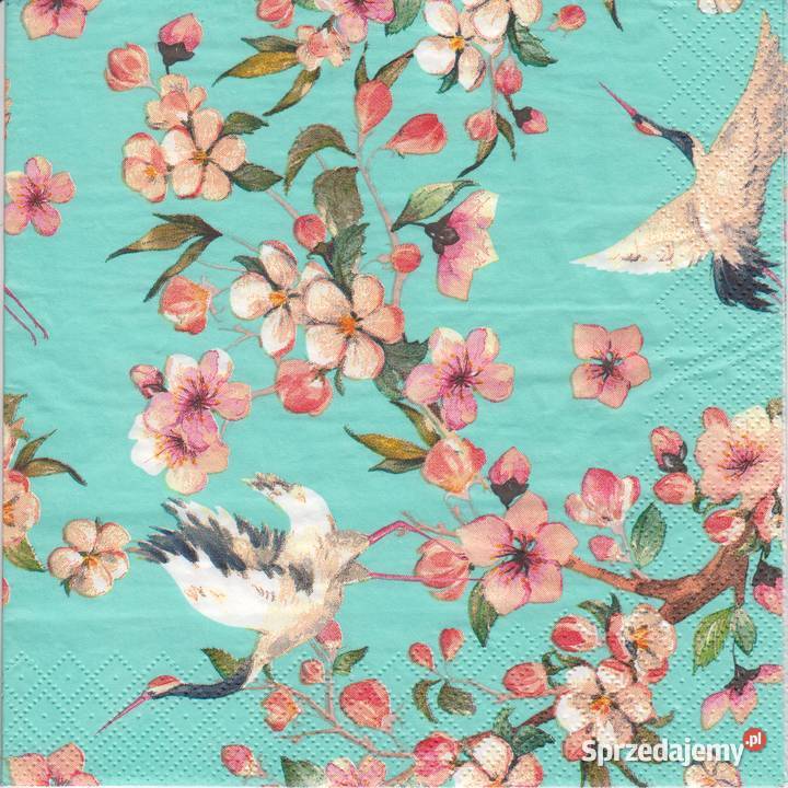 Dekupaż decoupage serwetki kwiaty róże ostróżka świętokrzyskie