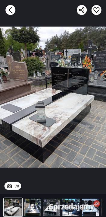 Nagrobek z kompozytuMontaż Kraj Pozostałe Pozostałe Nowe Miasto Lubawskie
