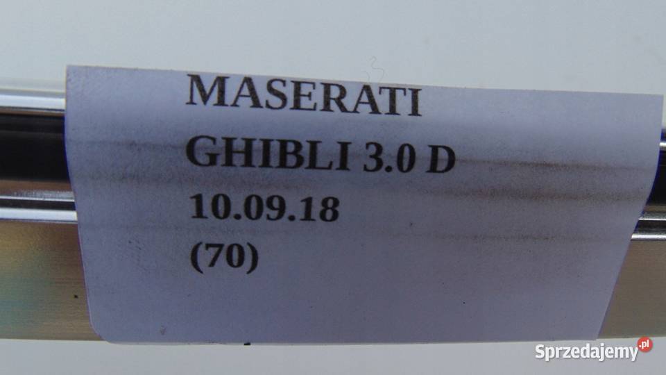 LISTWA CHROM DACHOWA MASERATI GHIBLI 30D wielkopolskie Nowy Tomyśl