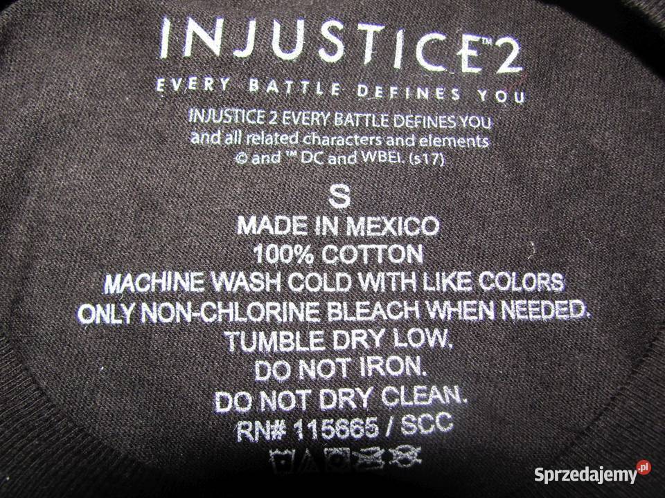 koszulka tshirt INJUSTICE 2 every battle defines Zamość