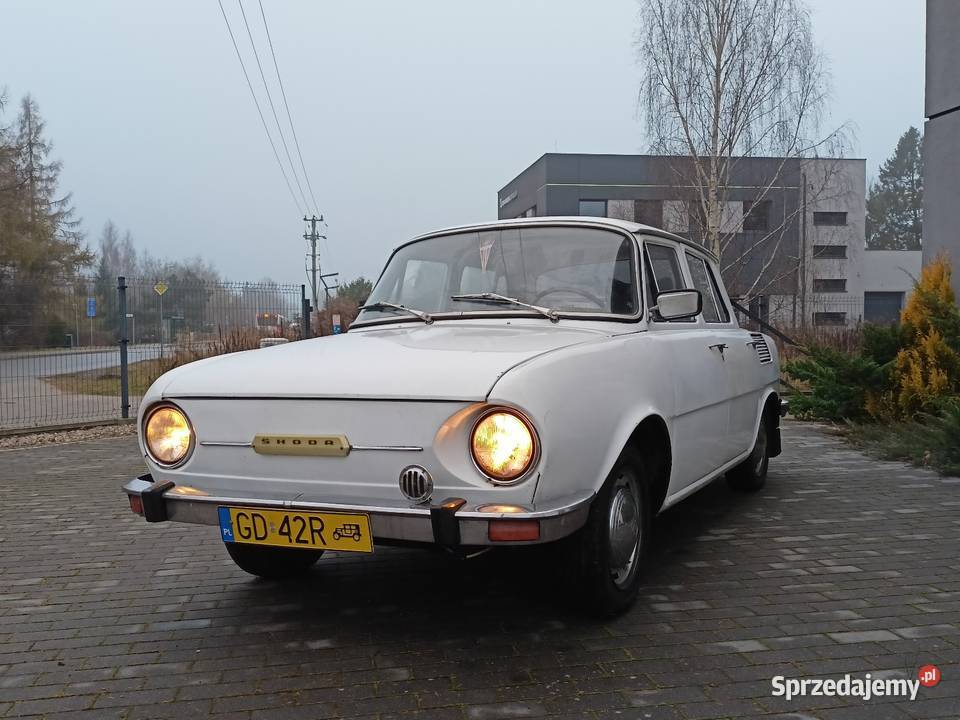 Skoda S100 100 105 120 PRL zabytek żółte tablice