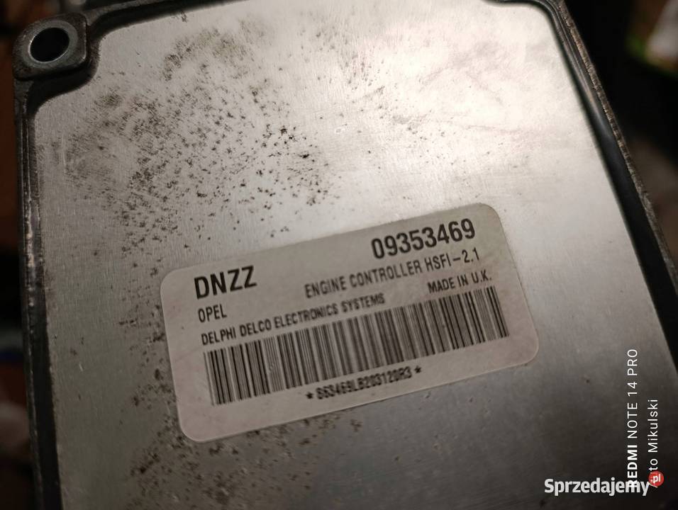 OPEL CORSA C 2006 KOMPUTER STEROWNIK ECU SILNIKA śląskie Rudziniec