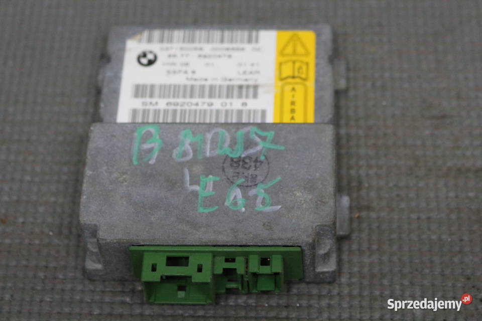 BMW 7 E65 E66 SENSOR PODUSZEK 6577 6920479 czujniki Układ elektryczny Prochowice