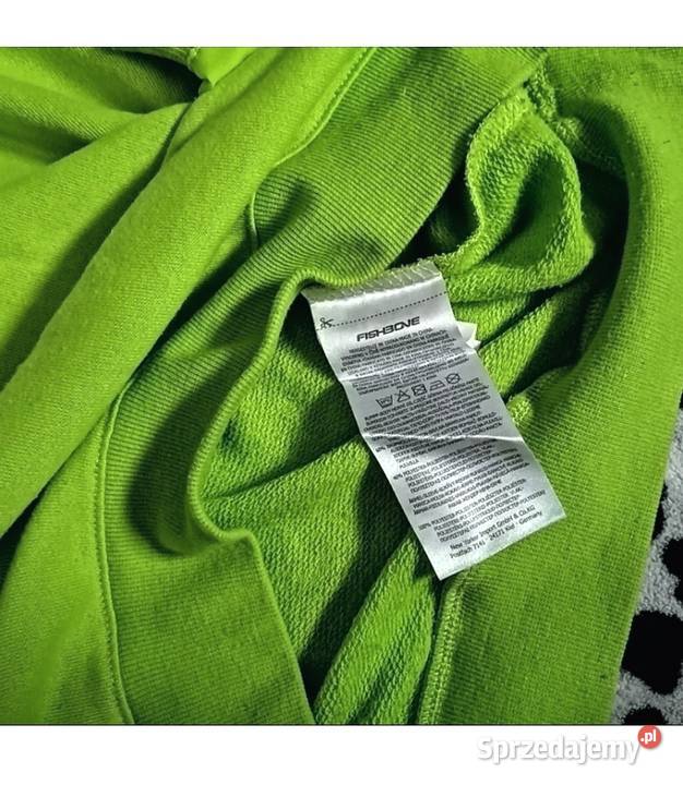 bluza łączone materiały tiulowe rękawy YORkER s zielony wielkopolskie sprzedam
