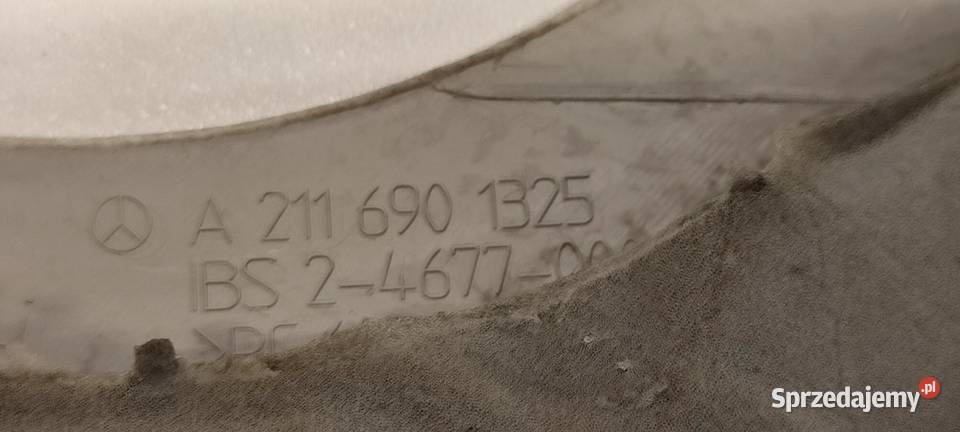 MERCEDES W211 OSŁONA SŁUPKA LEWY TYŁ A2116901325 osobowe