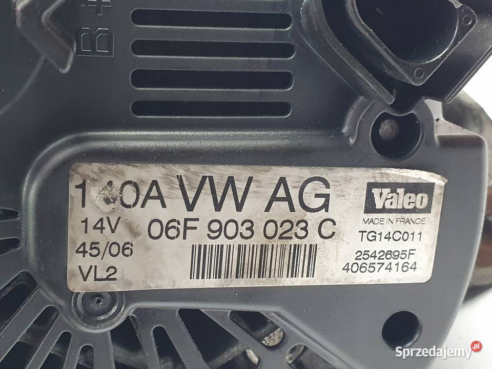 ALTERNATOR Skoda Octavia II 19 TDI Valeo osobowe