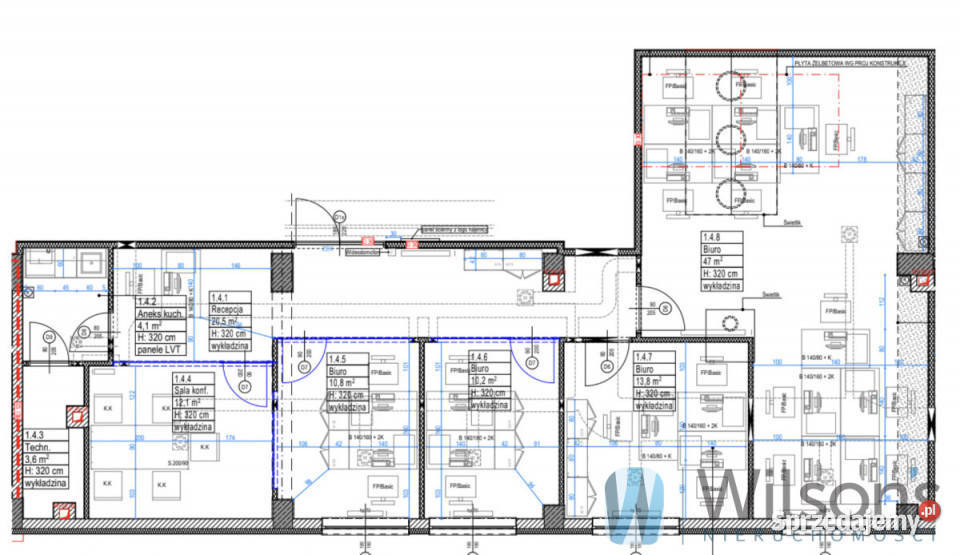 Lokal Warszawa 1299m2 biurowy sprzedam