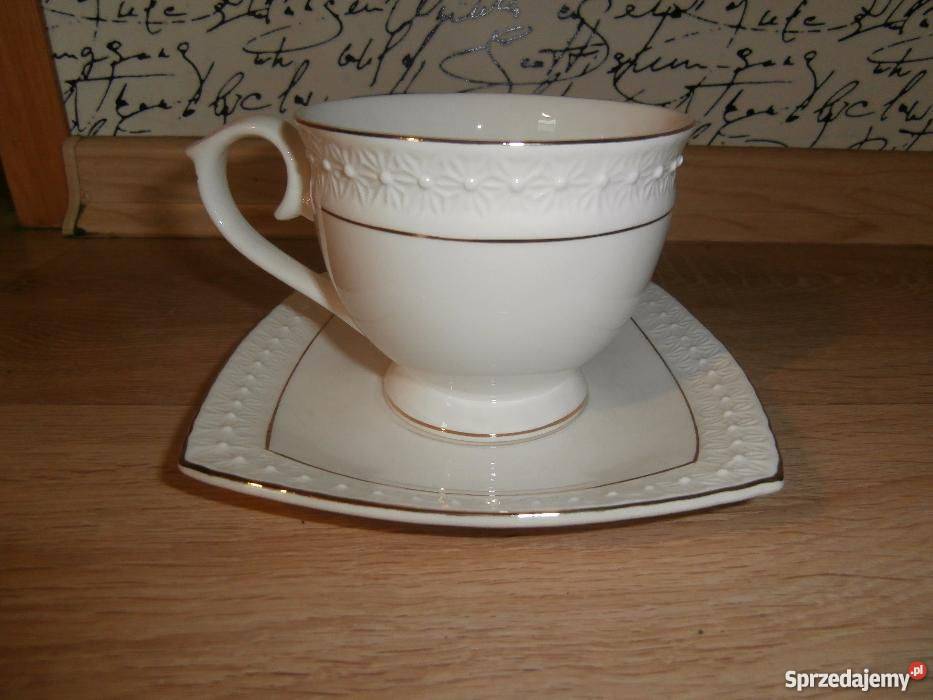 Nowy serwis kawowy 2 filiżanki spodki VERONI opolskie Kluczbork