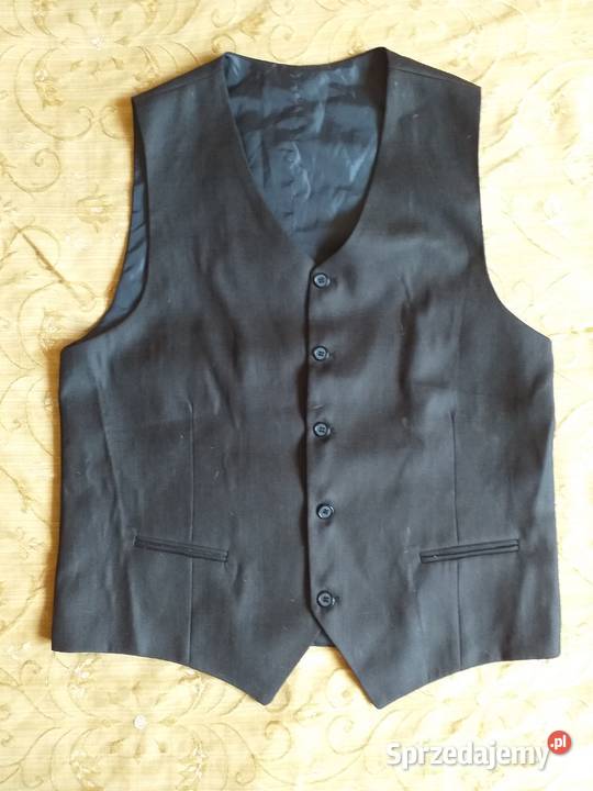 Kamizelka Czarna 5 Guzików 2 Kieszonki 176 NOWA kujawsko-pomorskie Bydgoszcz