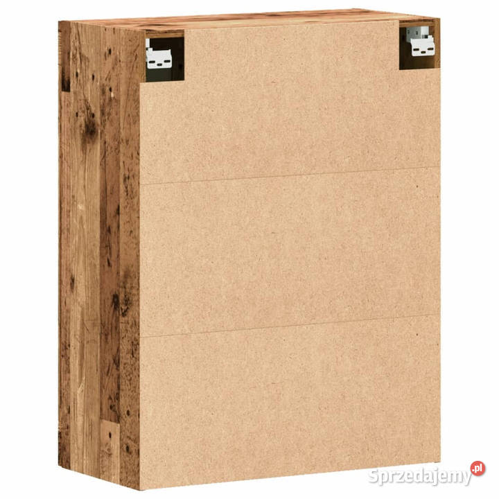 Szafka wisząca stare drewno 695x34x90 WM857310 Pozostałe Warszawa