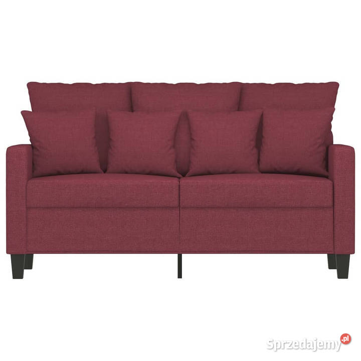 Sofa 2osobowa winna czerwień 120 tapicerowana Warszawa