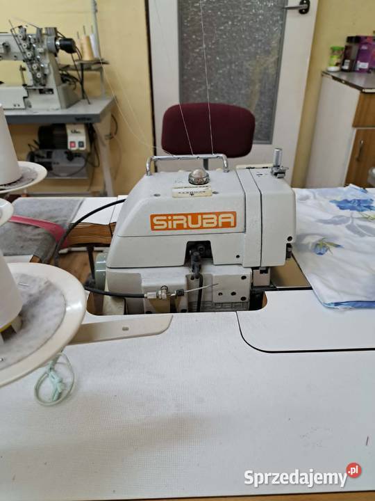 Overlock Siruba 747F 514H424GA z marszczeniem Produkcja Łódź