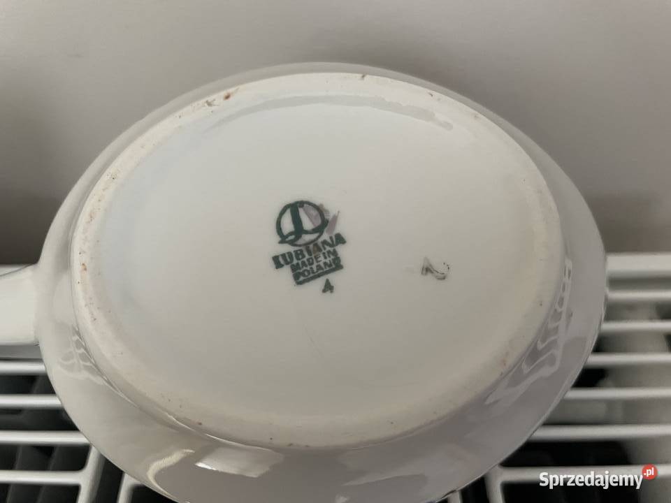Lubiana zwór kaszubski sosjerka PRL Porcelana i szkło pomorskie Pruszcz Gdański