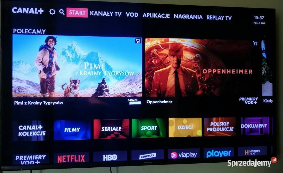 Panasonic TX55GX550E 4k smart tv 2019r stan Grudziądz sprzedam