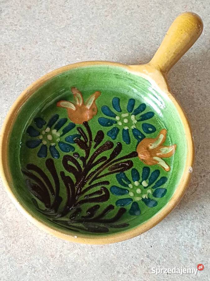vintage patelnia ceramiczna Nowy Targ