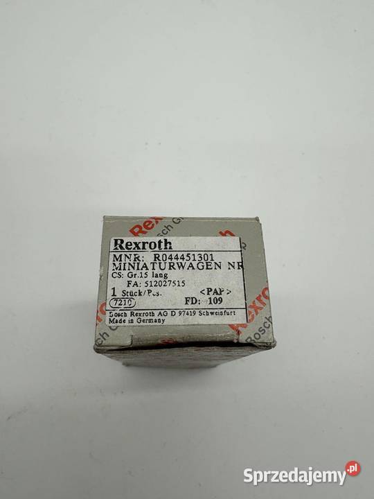 Rexroth R044451301 Wózek liniowy mazowieckie Warszawa