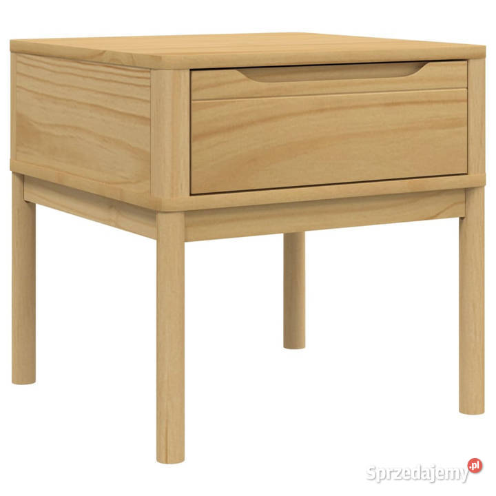 Stolik pod lampę FLORO woskowy brąz 55x55x54 Warszawa
