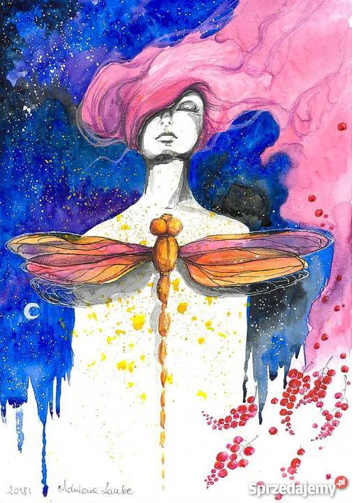 TRANSFORMACJA akwarela artystki Adriany Laube Katowice