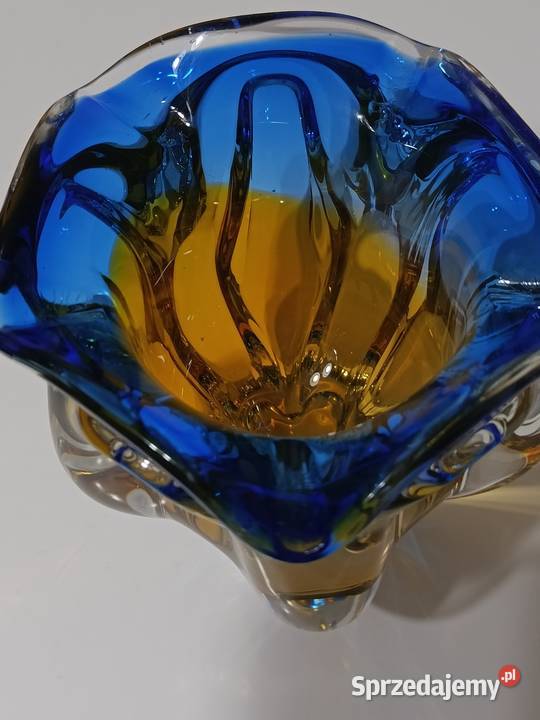 Paterka i wazon huty Chribska Czechoslowacja mazowieckie Warszawa