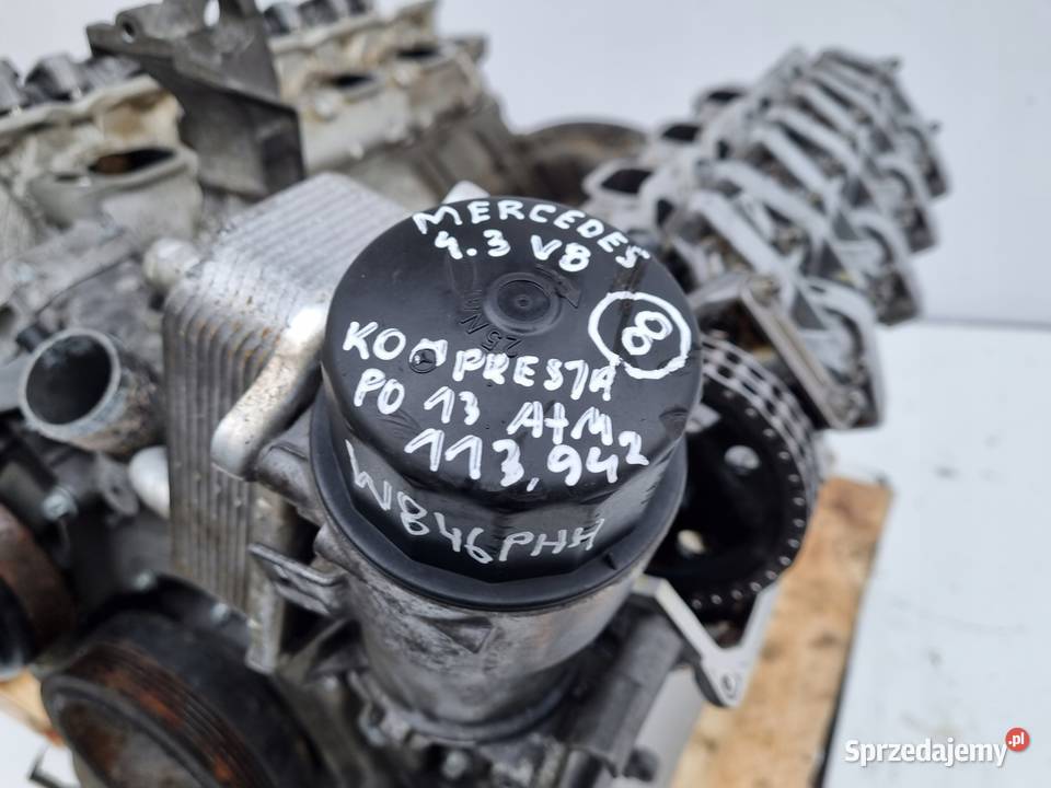 SILNIK Mercedes ML W163 43 V8 113942 113942 lubelskie Chełm