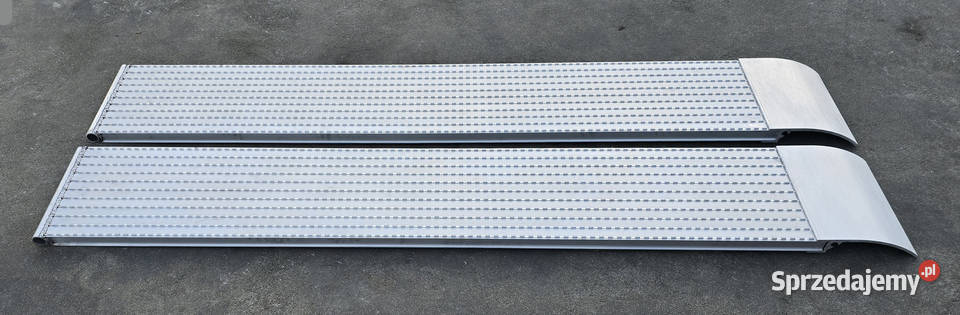 Najazdy aluminiowe frezowane 2500x340x40mm mocna Lubanie