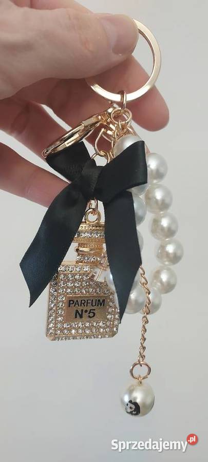 Luksusowy BRELOK CO CO CHANEL Perfum N5 perełki śląskie Gliwice