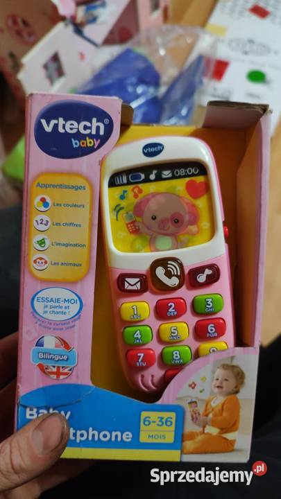 Telefon zabawka interaktywna dziecka VTech Książ Wielkopolski sprzedam