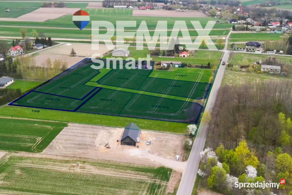 Działka usługowomieszkaniowa koło Płocka 2063m2