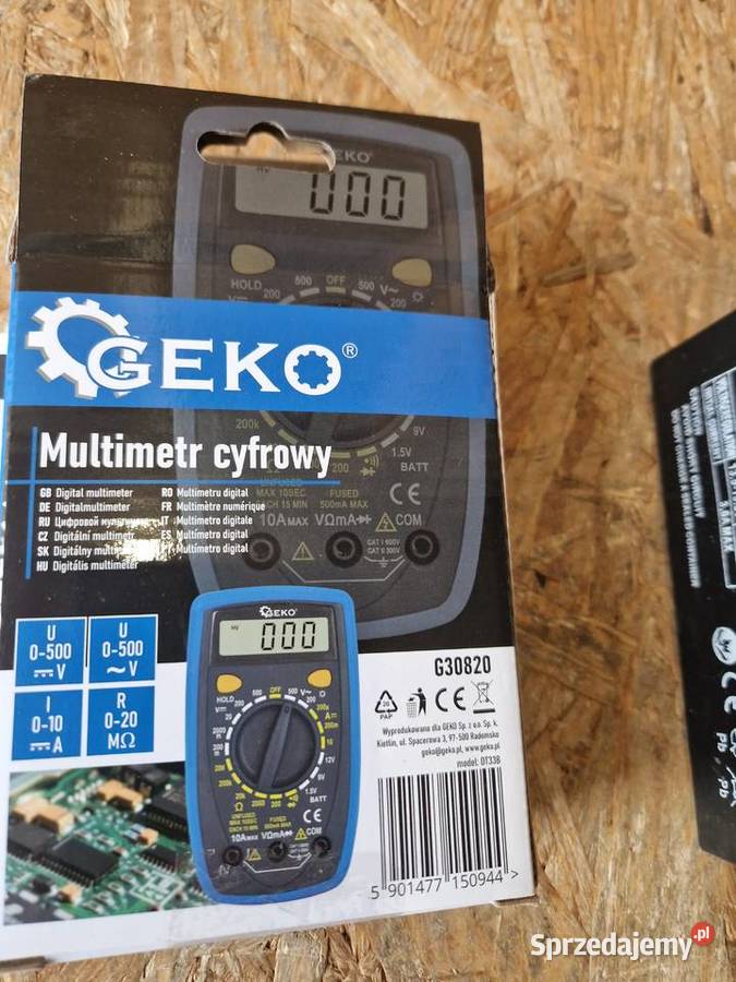 Multimetr cyfrowy GEKO G30820 z podświetlanym Głogowa
