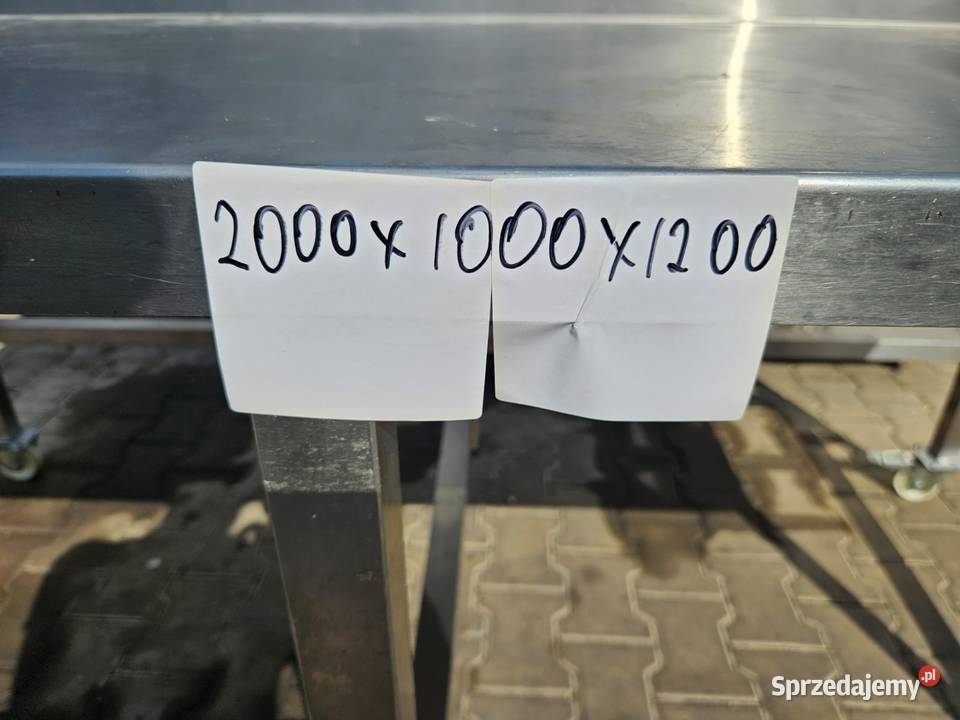 Stół masarski 2000x1000x1200 Gastronomia wielkopolskie Krotoszyn