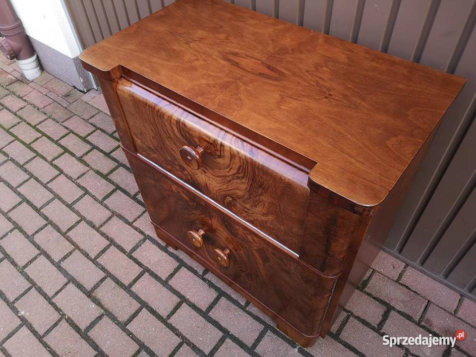 Komoda Szafka ARTDECO Orzech Gramofon Na Płyty Swarzędz