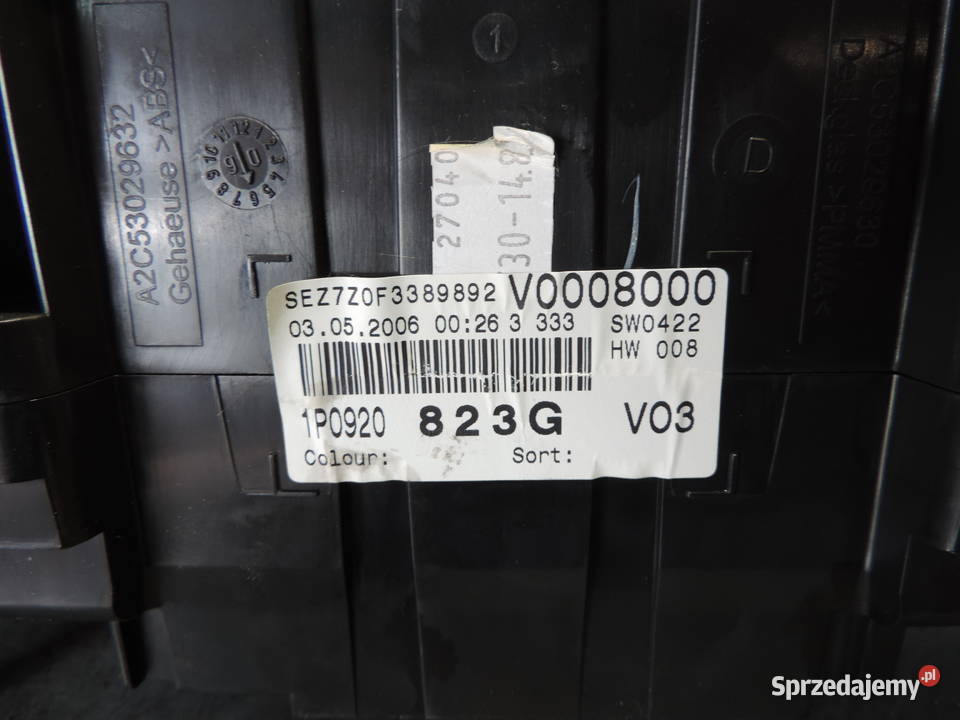 SEAT LEON II 19 TDI LICZNIK 1P0920823G małopolskie