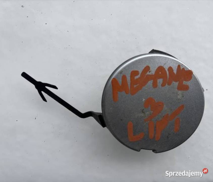 RENAULT MEGANE III LIFT ZAŚLEPKA HAKA PRZÓD osobowe Pozostałe Międzychód