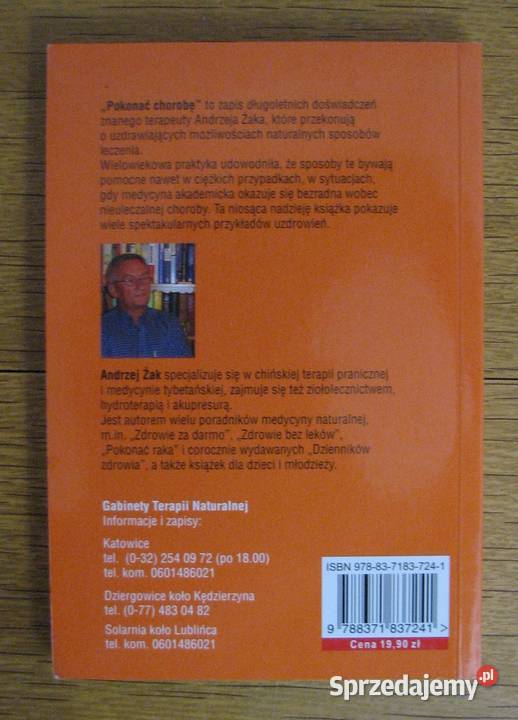 Andrzej Żak Pokonać chorobę Książki naukowe i popularnonaukowe