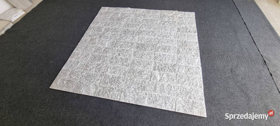 Panele kamienne elewacyjne granitowe White Shine Bielawa