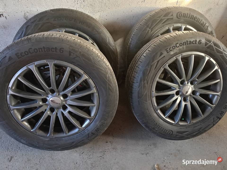 Sprzedam alufelgi 5x112 r16 opony letnie r16 małopolskie Grybów sprzedam